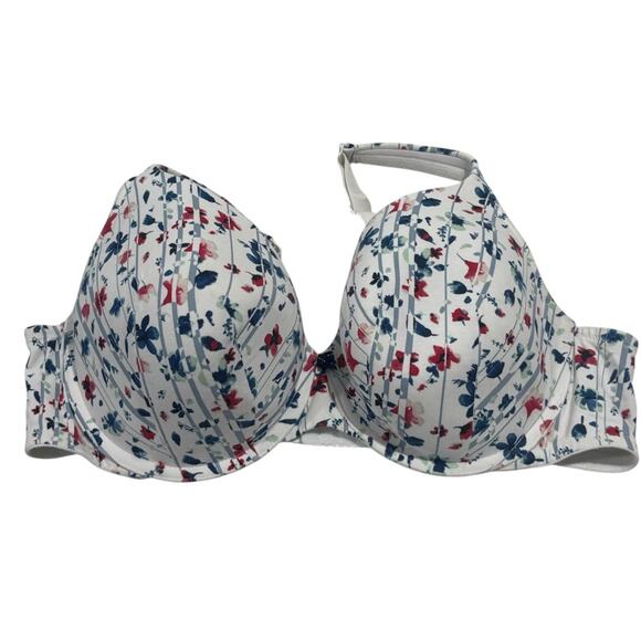 CACIQUE Floral Lightly Lined Full Coverage Underwire Bra Size 44D - Picture 6 of 6